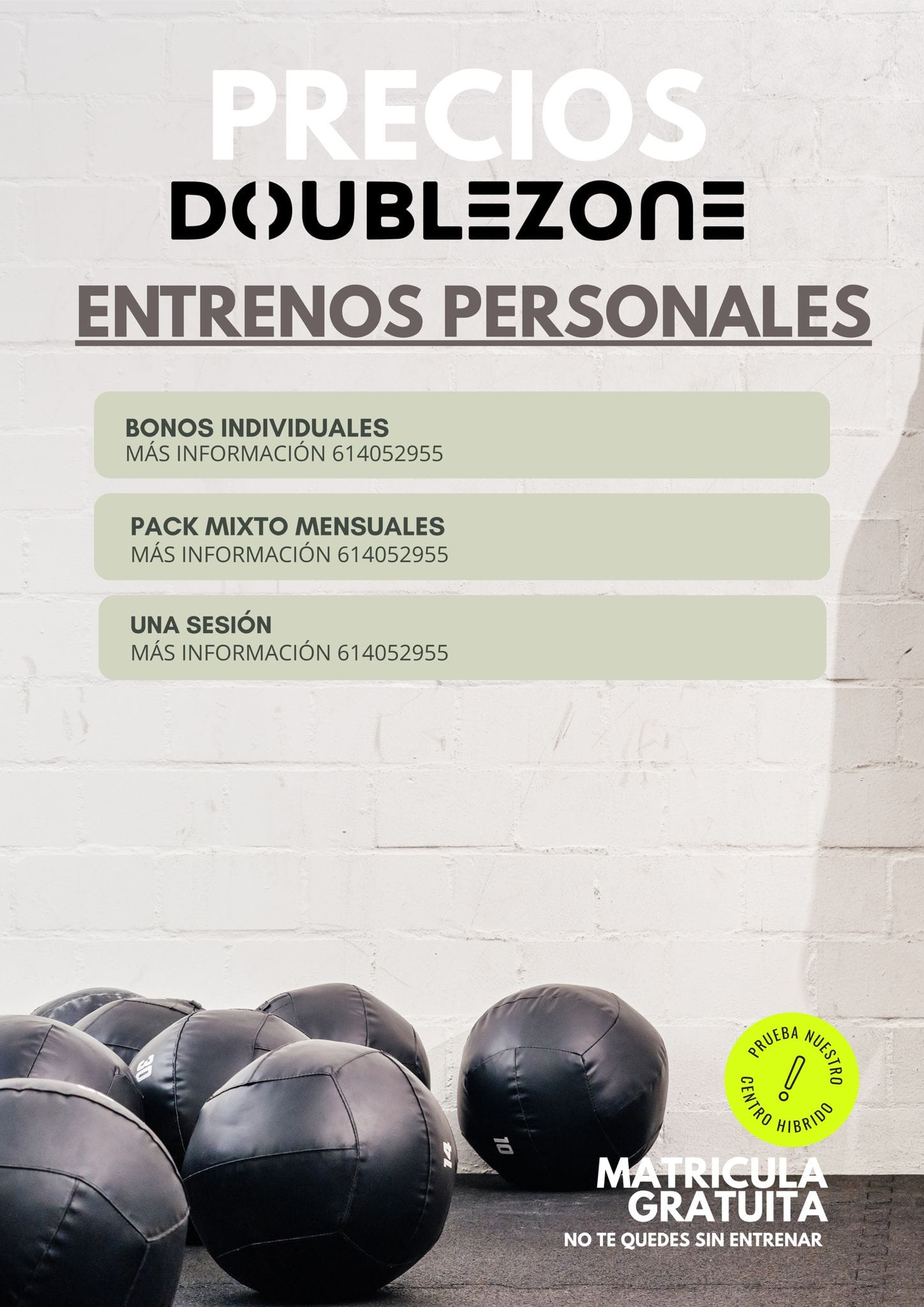 Plan Base Zone DoubleZone - Acceso completo a clases de entrenamiento funcional